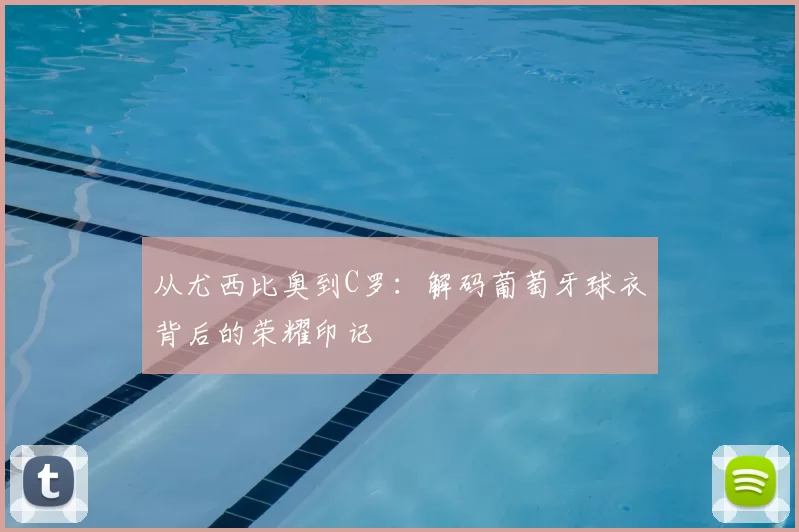 从尤西比奥到C罗：解码葡萄牙球衣背后的荣耀印记