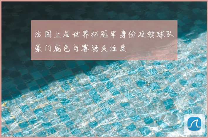 法国上届世界杯冠军身份延续球队豪门底色与赛场关注度